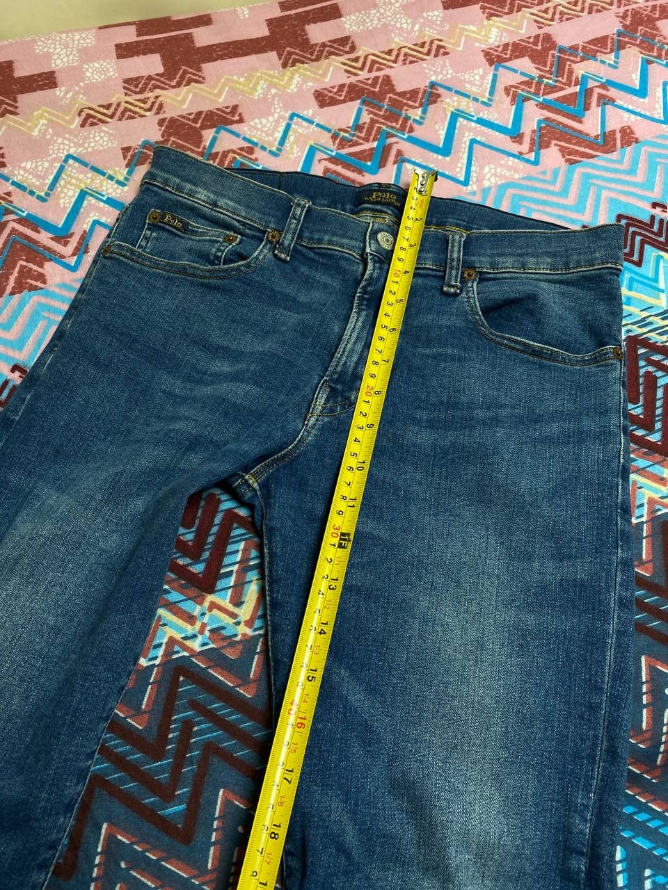 Polo Ralph Lauren jeans pants blue Polo Ralph Lauren Y2K logo vintage Size 28" / US 6 / IT 42 - 14 Thumbnail