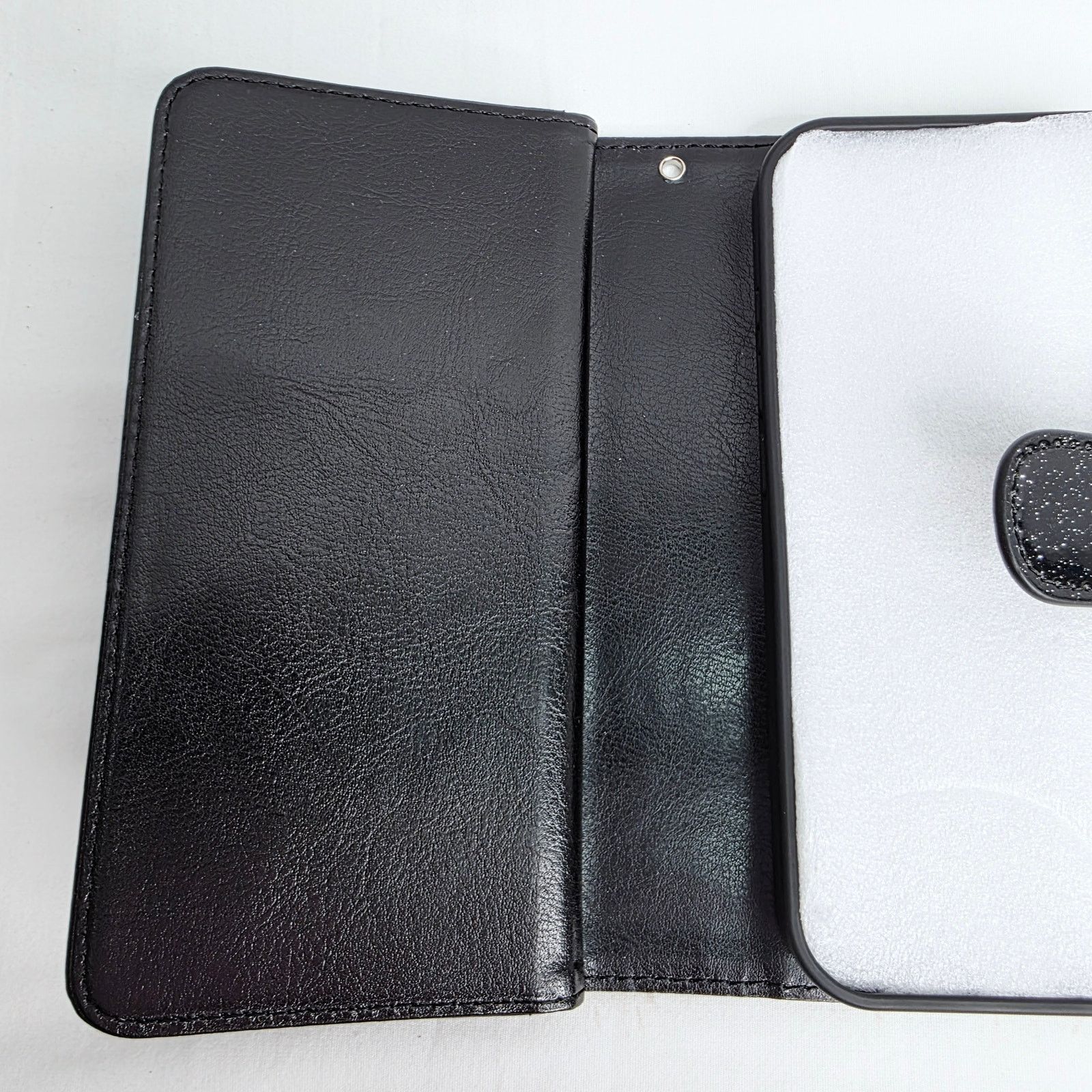Other iPhone 16 Pro Black Glitter Phone Case W Detachable Wallet Size ONE SIZE - 13 Thumbnail