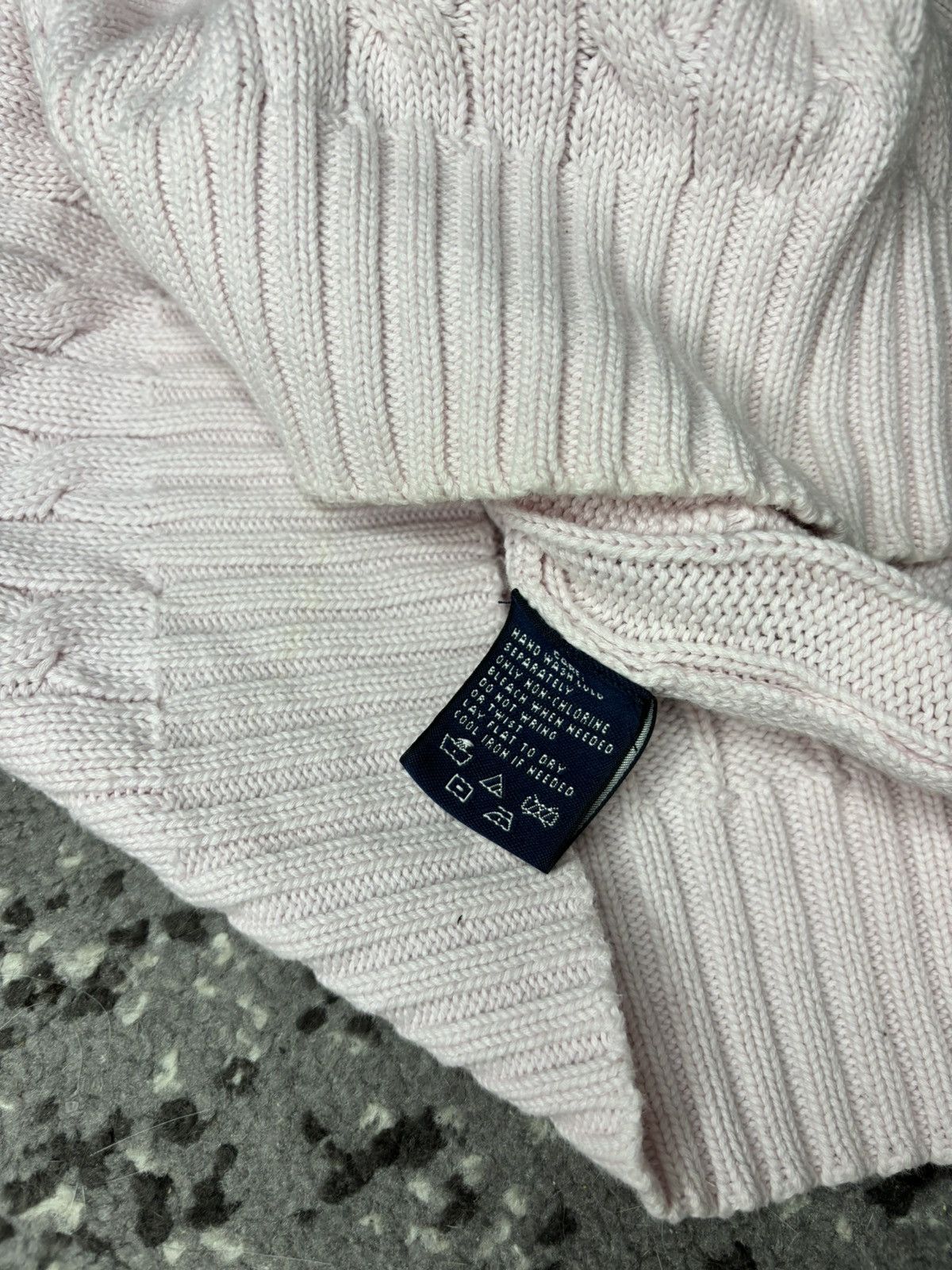 Polo Ralph Lauren × Vintage Vintage Polo Ralph Lauren y2k Cable-Knit Sweater Size S / US 4 / IT 40 - 4 Thumbnail