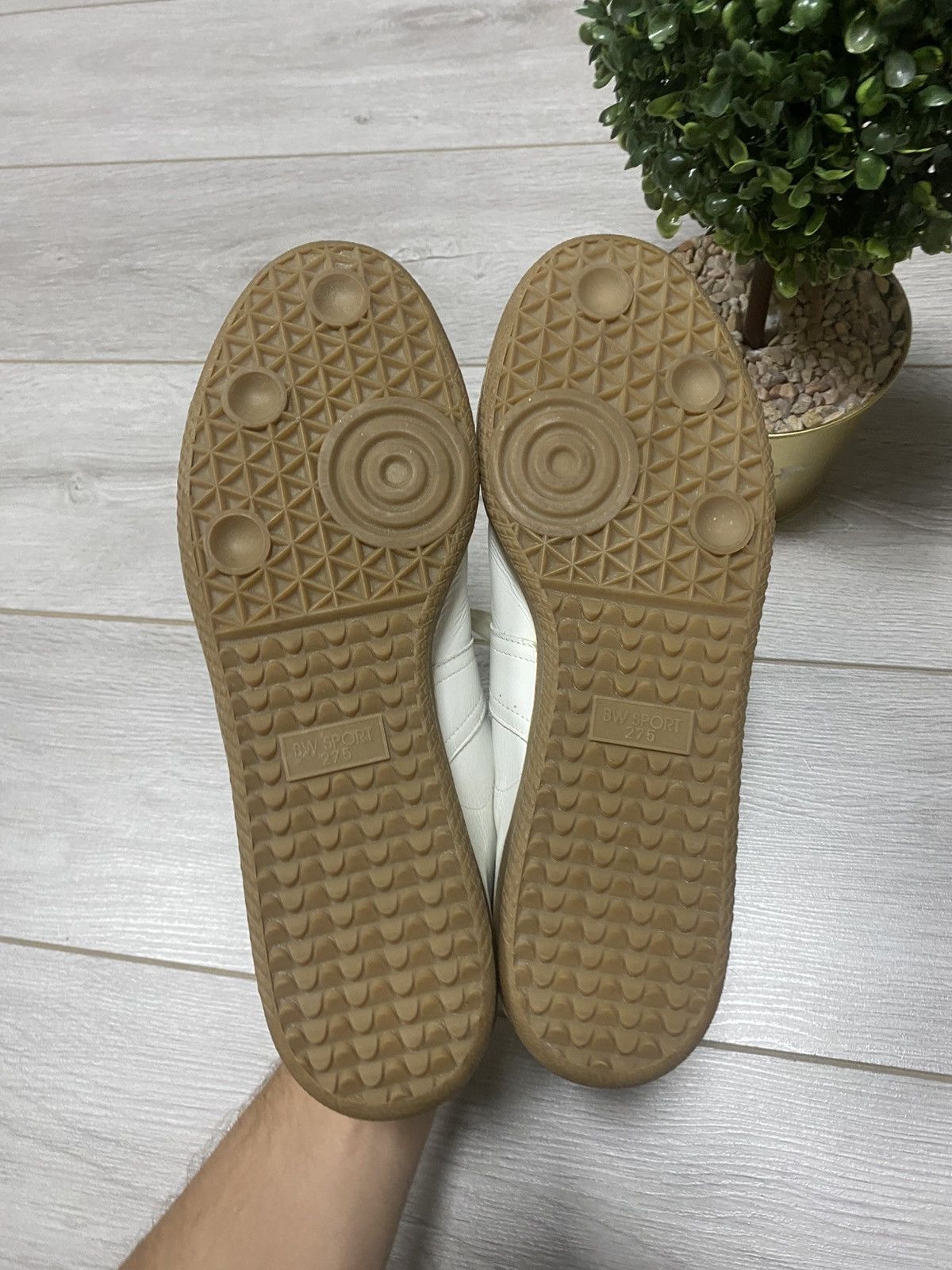 Vintage GAT Bw-sport 275 Margiela style vintage leather trainers Size US 10 / EU 43 - 3 Thumbnail