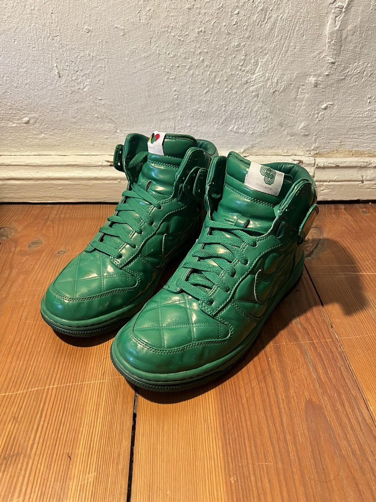 Nike × Supreme Supreme x Nike Dunk Hi Quilted “Green” Olympic Pack Size US 8 / EU 41 - 1 Thumbnail