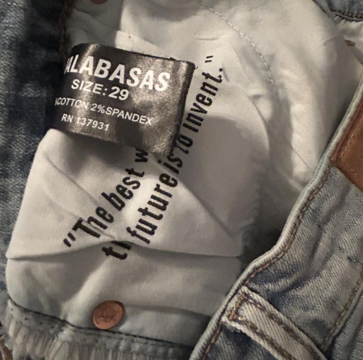 Other Light blue valabasas jeans Size US 29 - 4 Thumbnail