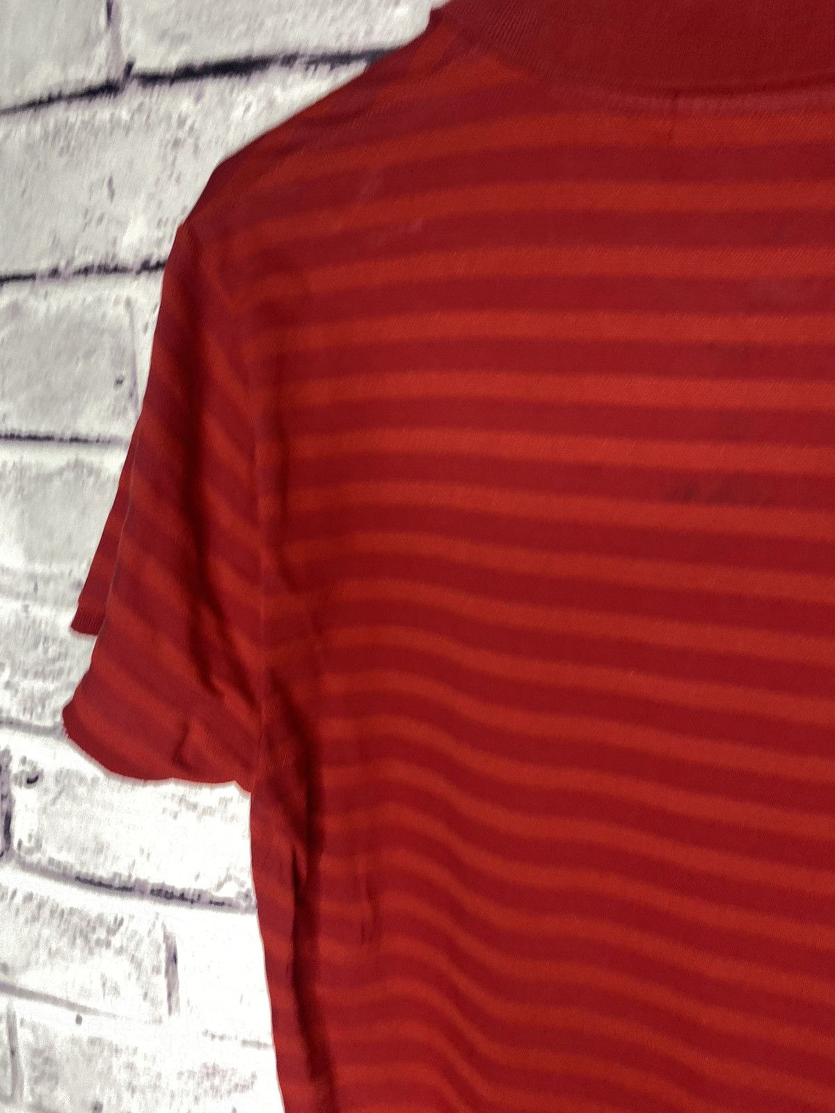 Burberry Men's vintage red luxury polo Burberry sportswear T-shirt Size US M / EU 48-50 / 2 - 12 Thumbnail