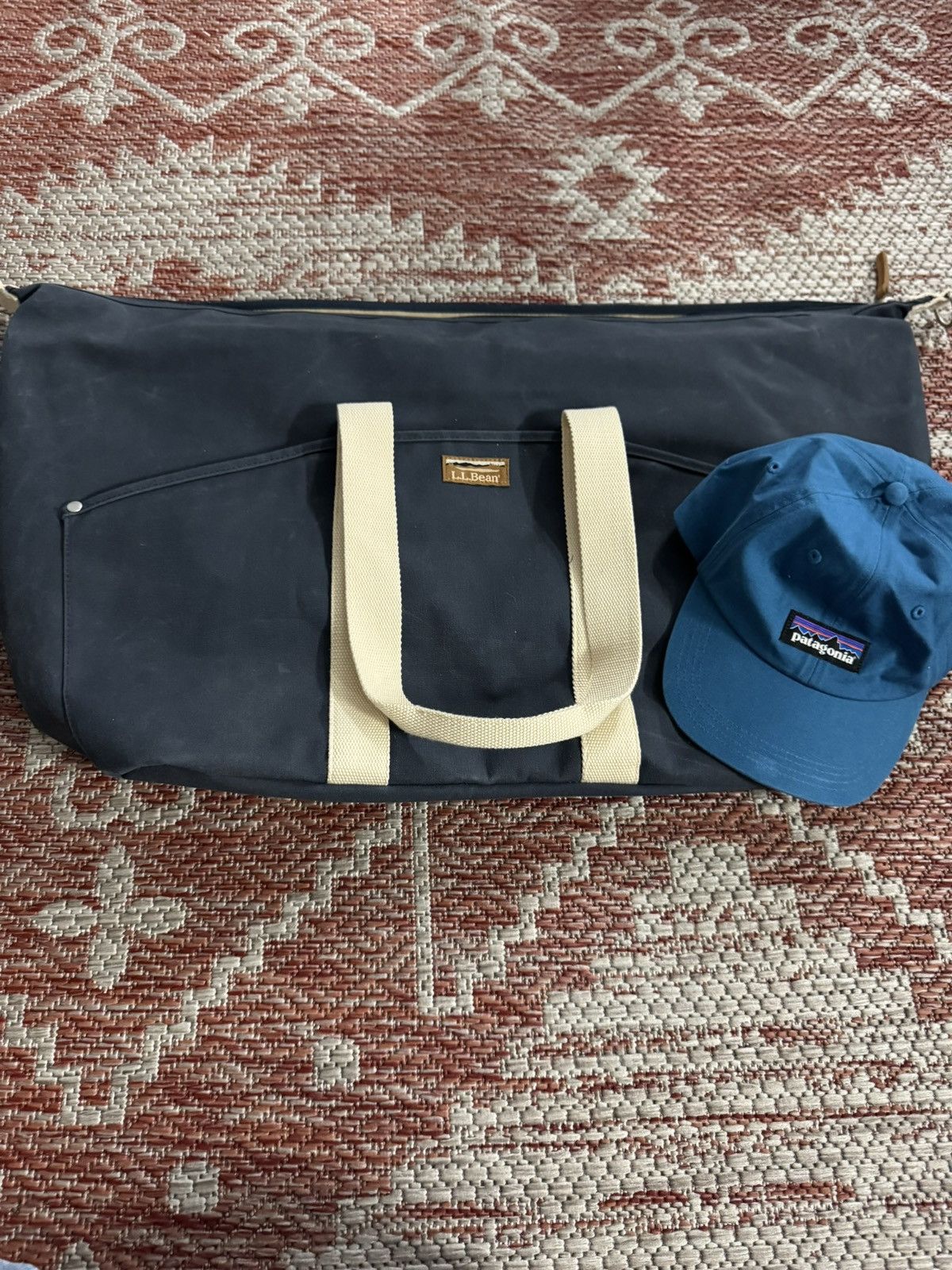 L.L. Bean XXLARGE LLBEAN bag navy vintage rare ikea size Size ONE SIZE - 4 Thumbnail