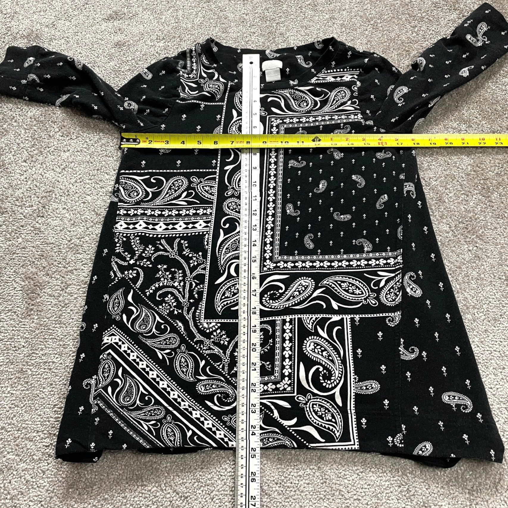 Vintage VINTAGE Chico's Zenergy Women's T-Shirt Sleeveless Basic Casual Fall Spring Summer Black Paisley Size S Size S / US 4 / IT 40 - 5 Thumbnail