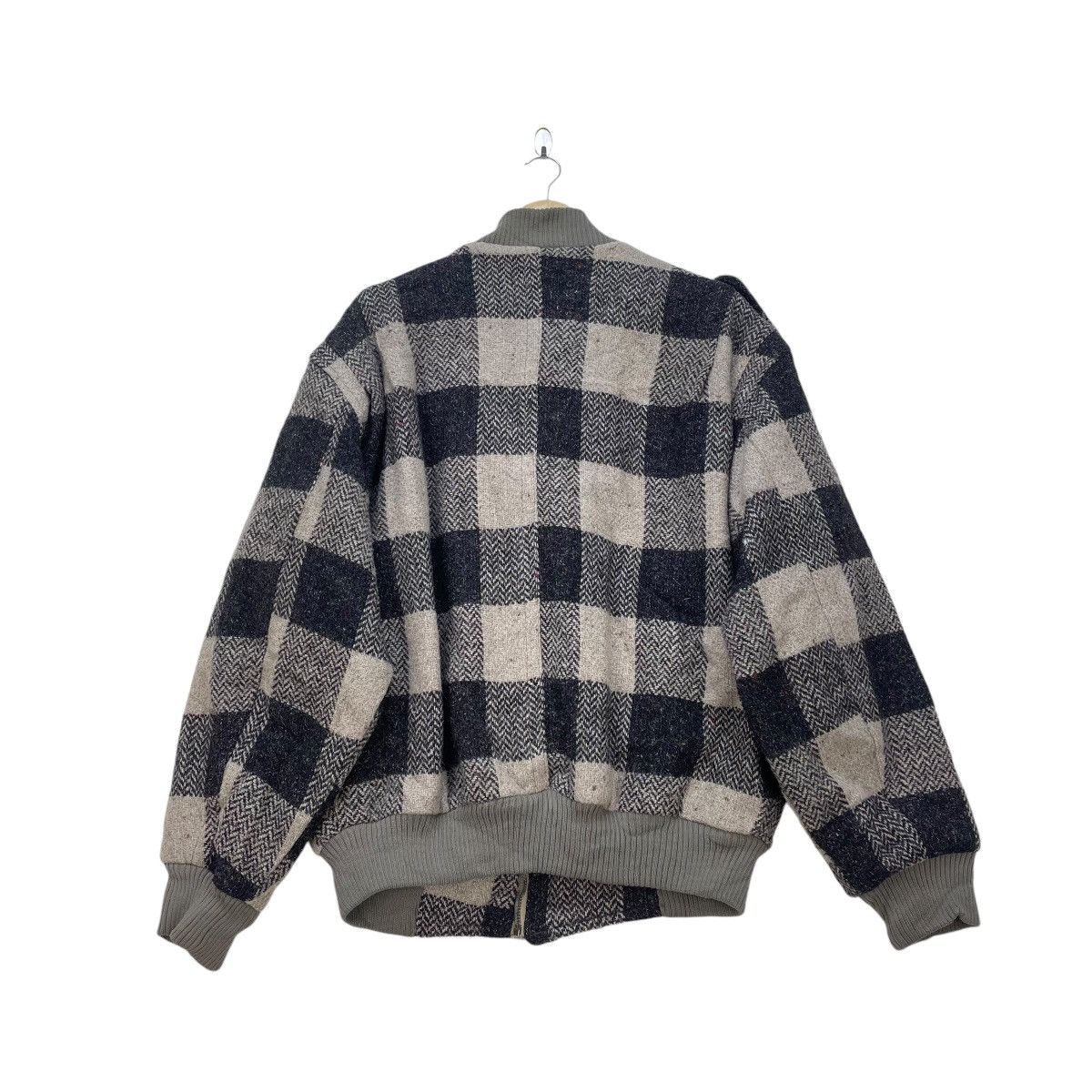 Autumn Cashmere × Carrera 💥Vintage Carrera Bomber Checked Wool Jacket Size US L / EU 52-54 / 3 - 2 Thumbnail