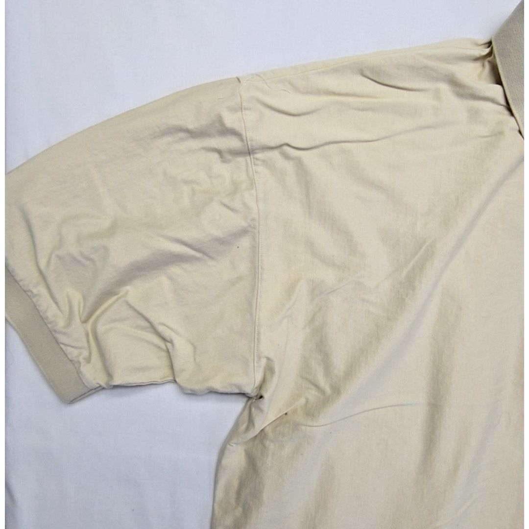 Antigua Vintage Antigua Bedrock Golf Polo Embroidered Beige XXL Size US XXL / EU 58 / 5 - 5 Thumbnail