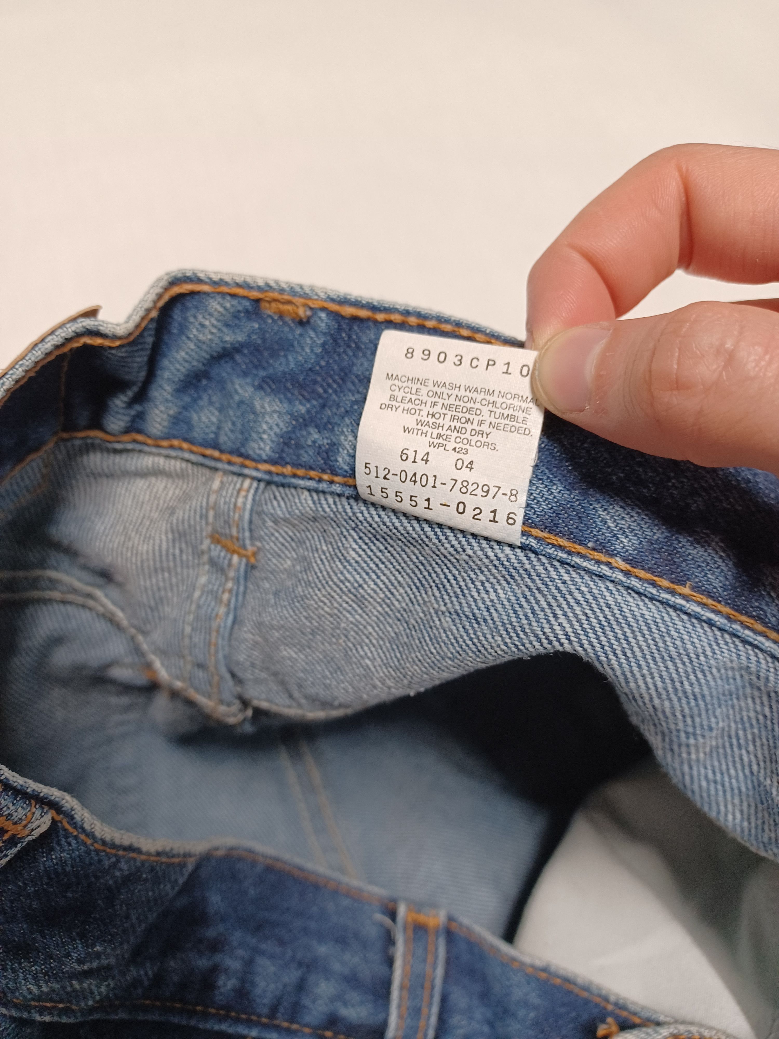 Levi's Vintage Clothing Levis 550 lady`s baggy made in USA vintage jeans denim Size 29" - 5 Thumbnail
