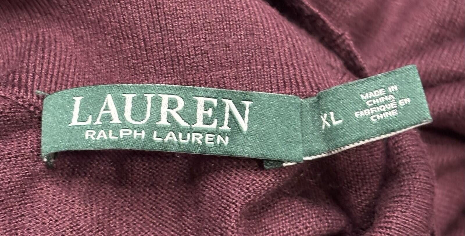 Lauren Ralph Lauren Lauren Ralph Lauren Sweater Women L Silk Blend Turtleneck Size L / US 10 / IT 46 - 2 Thumbnail