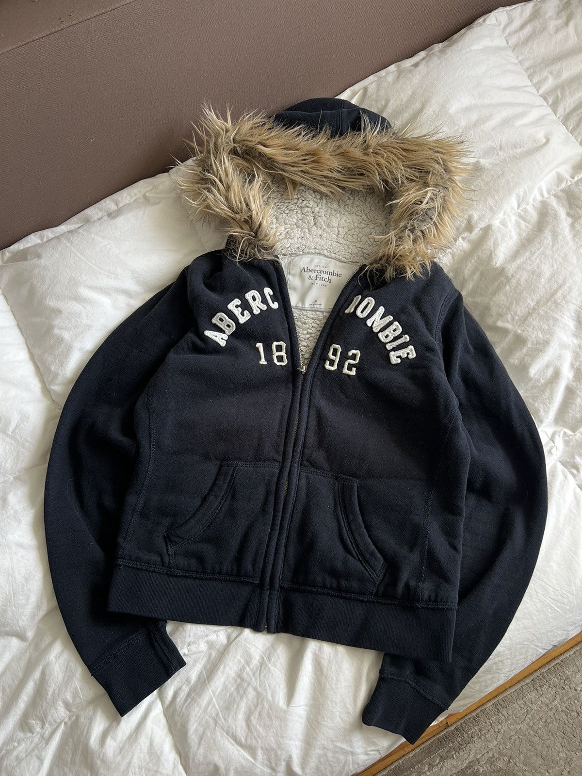 14th Addiction × Abercrombie & Fitch × If Six Was Nine Abercrombie Authentic Vintage Fur Hoodie i6w9 Igb style Size M / US 6-8 / IT 42-44 - 1 Thumbnail