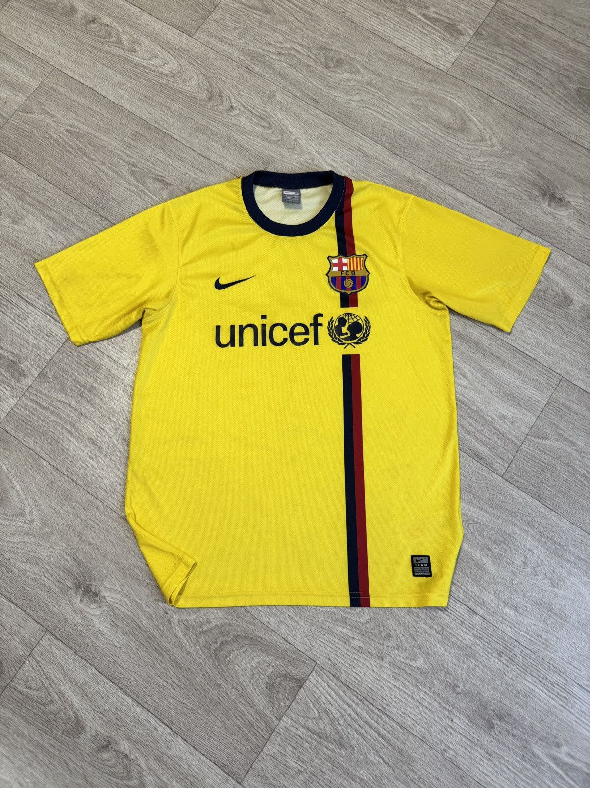 Nike 🔷Vintage Nike Barcelona 2008/09 Messi #10 Soccer jersey🔷 Size US M / EU 48-50 / 2 - 1 Thumbnail