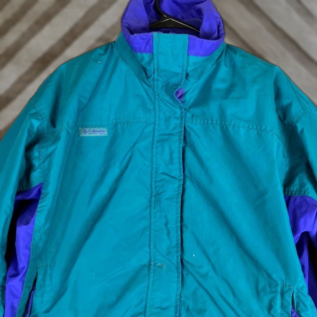 Vintage VINTAGE Columbia Womens Jacket Green Bugaboo Full Zip Outdoors Pockets Stretch L Outdoors Jacket Green Bugaboo Full Zip L Womens Columbia Jacket Size L / US 10 / IT 46 - 1 Thumbnail