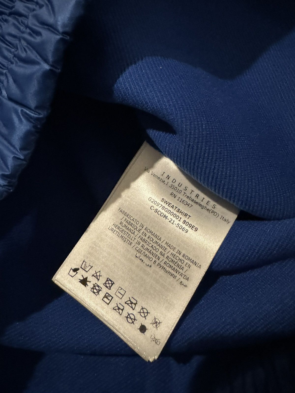 Moncler Moncler Grenoble Blue Maglia Sweatshirt Size US M / EU 48-50 / 2 - 7 Thumbnail