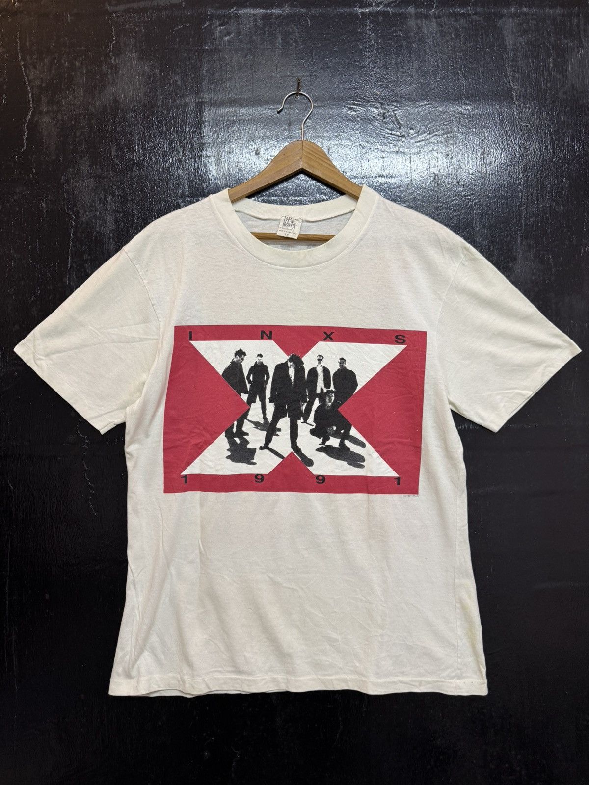 Band Tees × Vintage INXS 1991 WHITE TEE VINTAGE Size US M / EU 48-50 / 2 - 2 Thumbnail