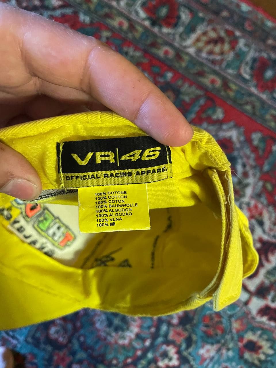 Valentino 🧢 Valentino Rossi "The Doctor" 46 Cap – MotoGP Style 🏁 Size ONE SIZE - 5 Thumbnail