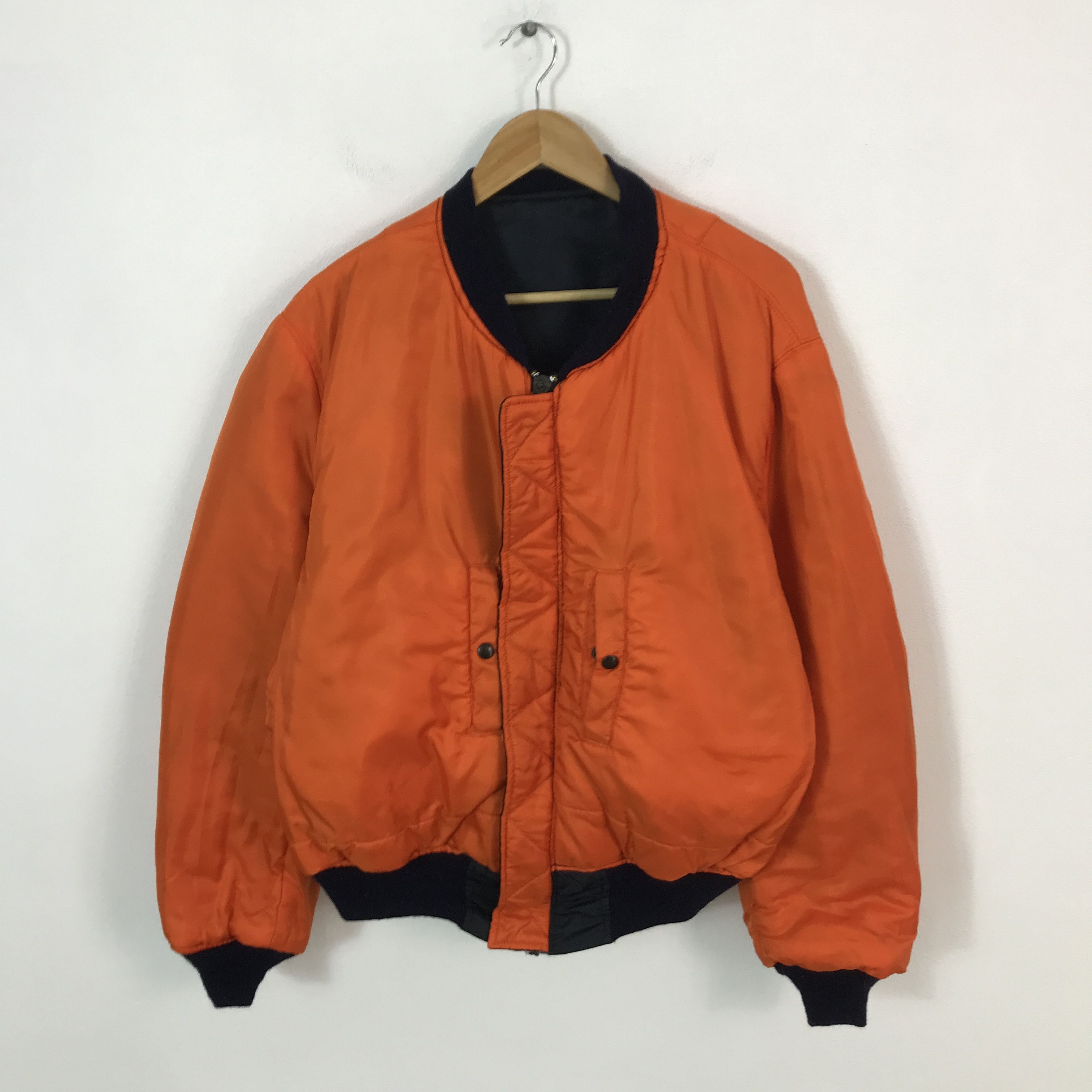 Vintage Vtg flyer's man intermediate Ma-1 Bomber jacket Size US L / EU 52-54 / 3 - 3 Thumbnail