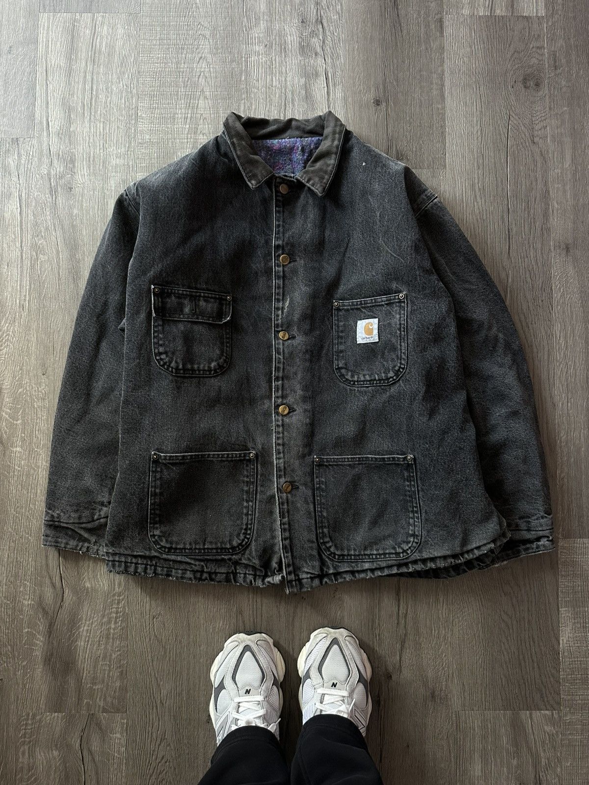 Carhartt Rare Vintage 90s Carhartt Denim Jacket Size US XL / EU 56 / 4 - 1 Thumbnail