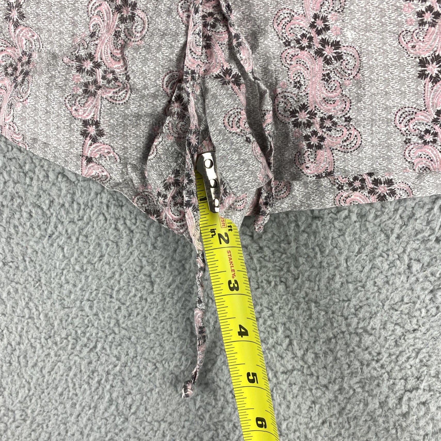 la Vie en Rose La Vie En Rose Sleep Shorts S Women Cotton Pink Gray Floral 39-3 Size 28" / US 6 / IT 42 - 6 Thumbnail