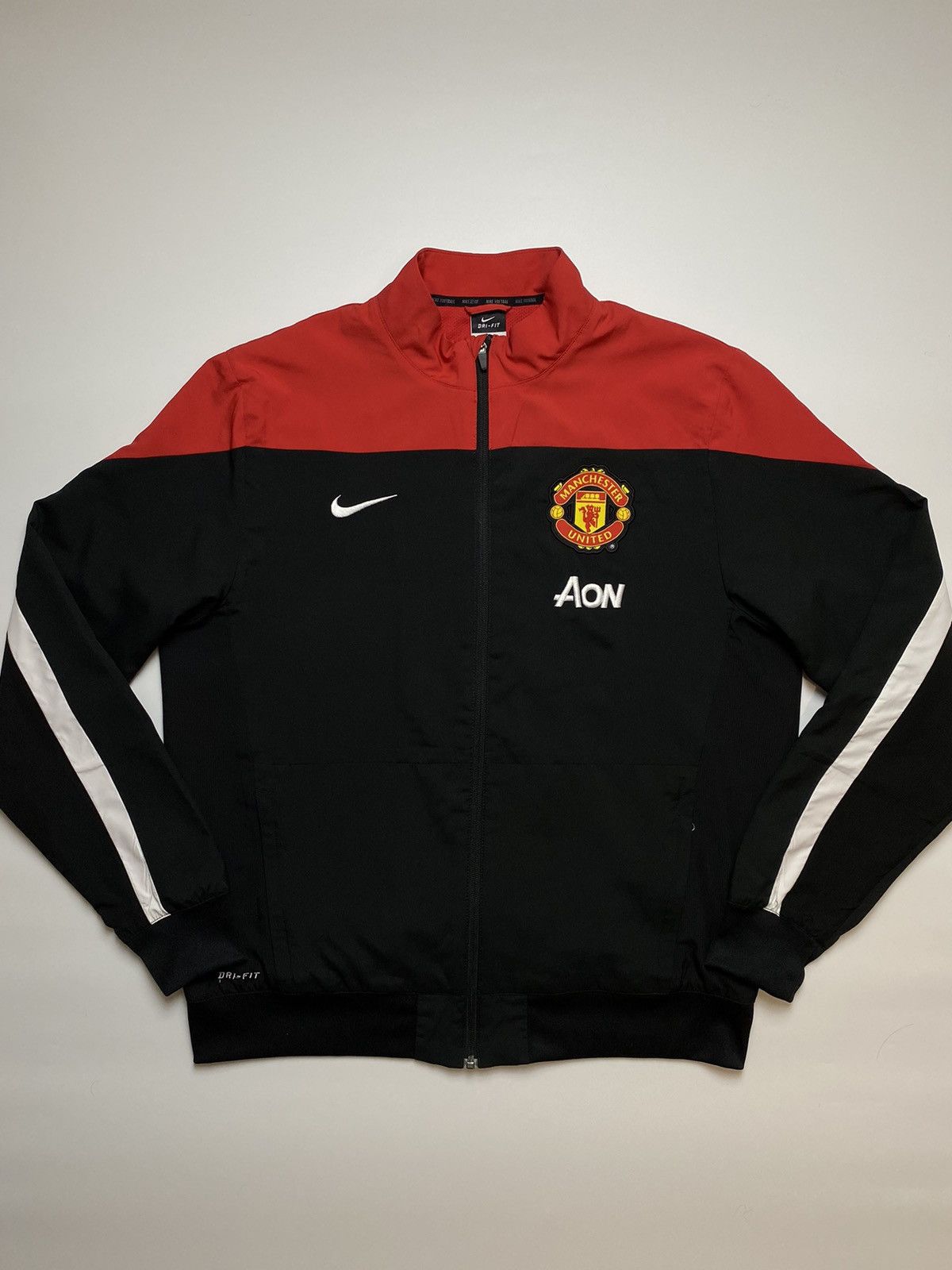 Nike Nike Manchester United zip jacket footbal track vintage Size US L / EU 52-54 / 3 - 1 Thumbnail