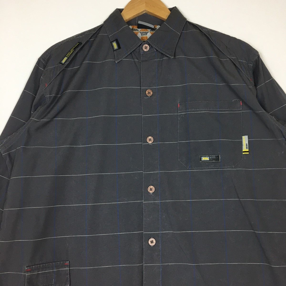 Japanese Brand Vintage M Cross M Streetwear Plaid Button Down Size US L / EU 52-54 / 3 - 4 Thumbnail