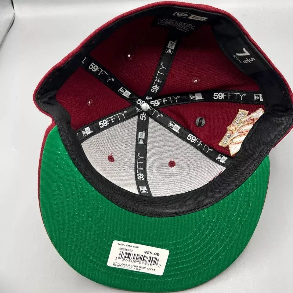 New Era New Era Logo Hat Men 7 5/8 Retro 100 Anniversary Fitted Cap Size ONE SIZE - 7 Thumbnail