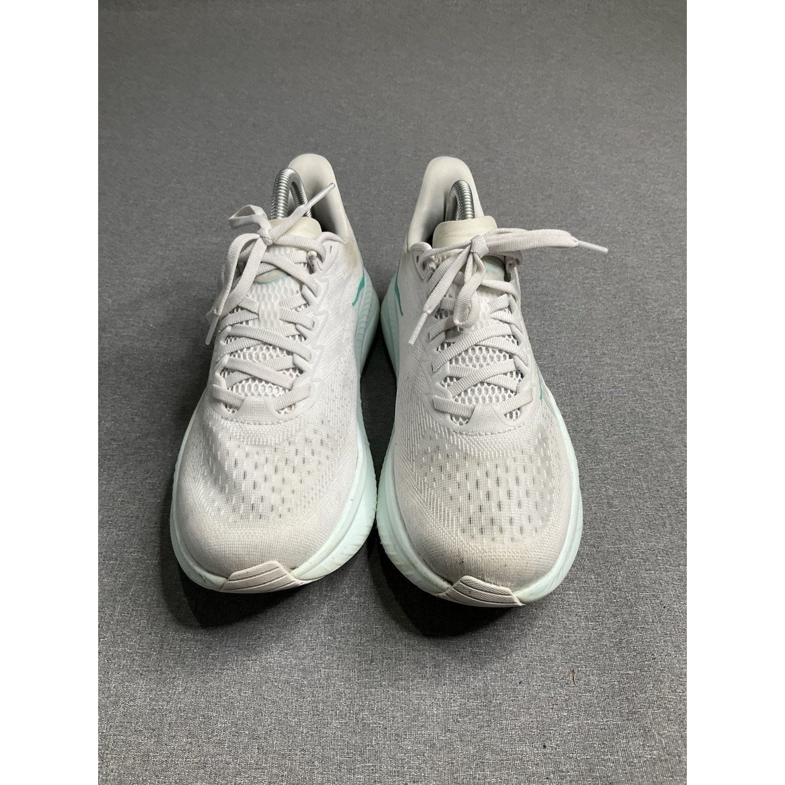 Hoka Hoka One One Mach 6 Frost White Blue Running Shoes US 9.5 B. Size US 9.5 / IT 39.5 - 6 Thumbnail