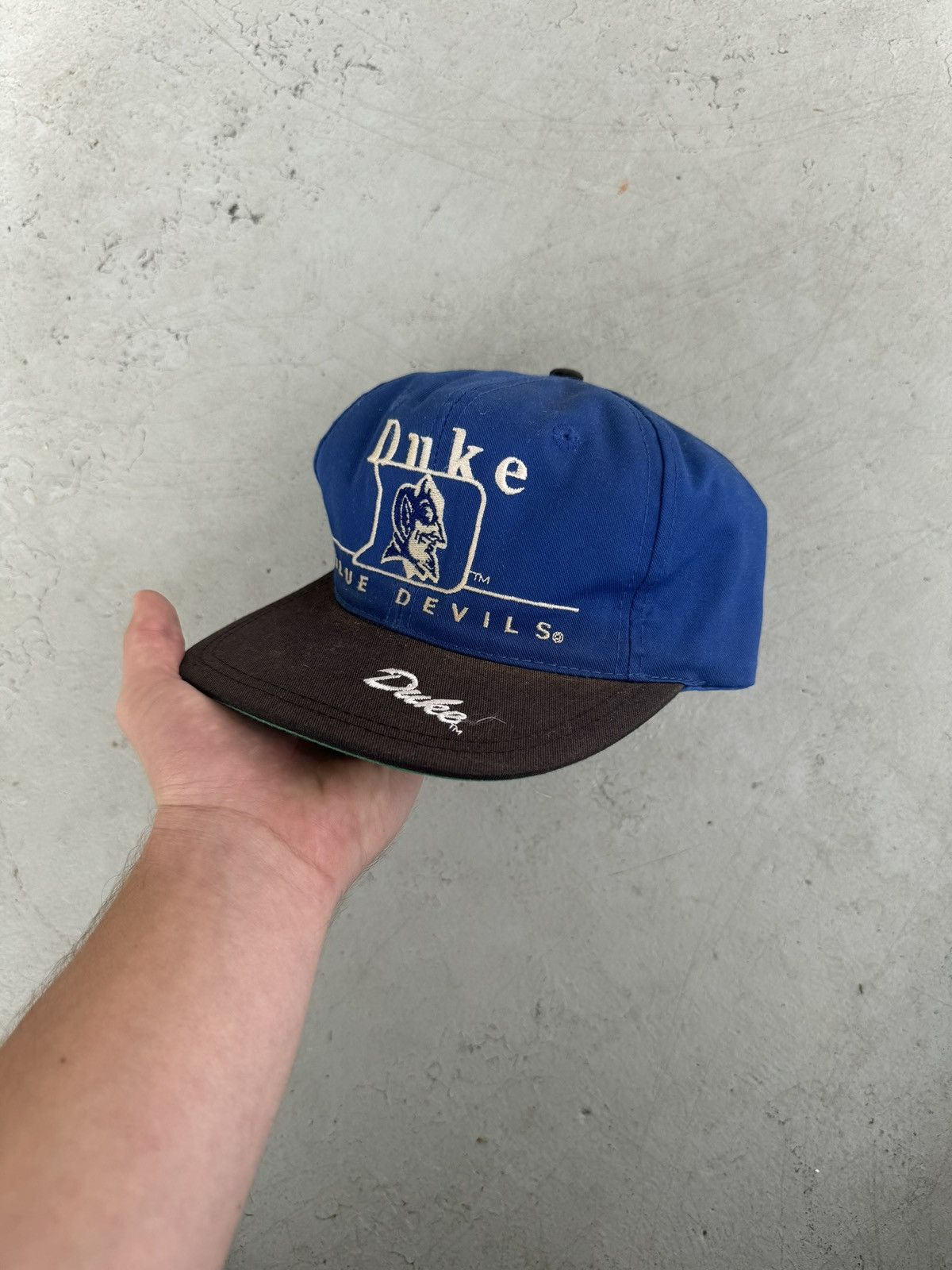 Japanese Brand × Vintage Vintage Duke Blue Devils Spelled Out Hat Size ONE SIZE - 2 Thumbnail
