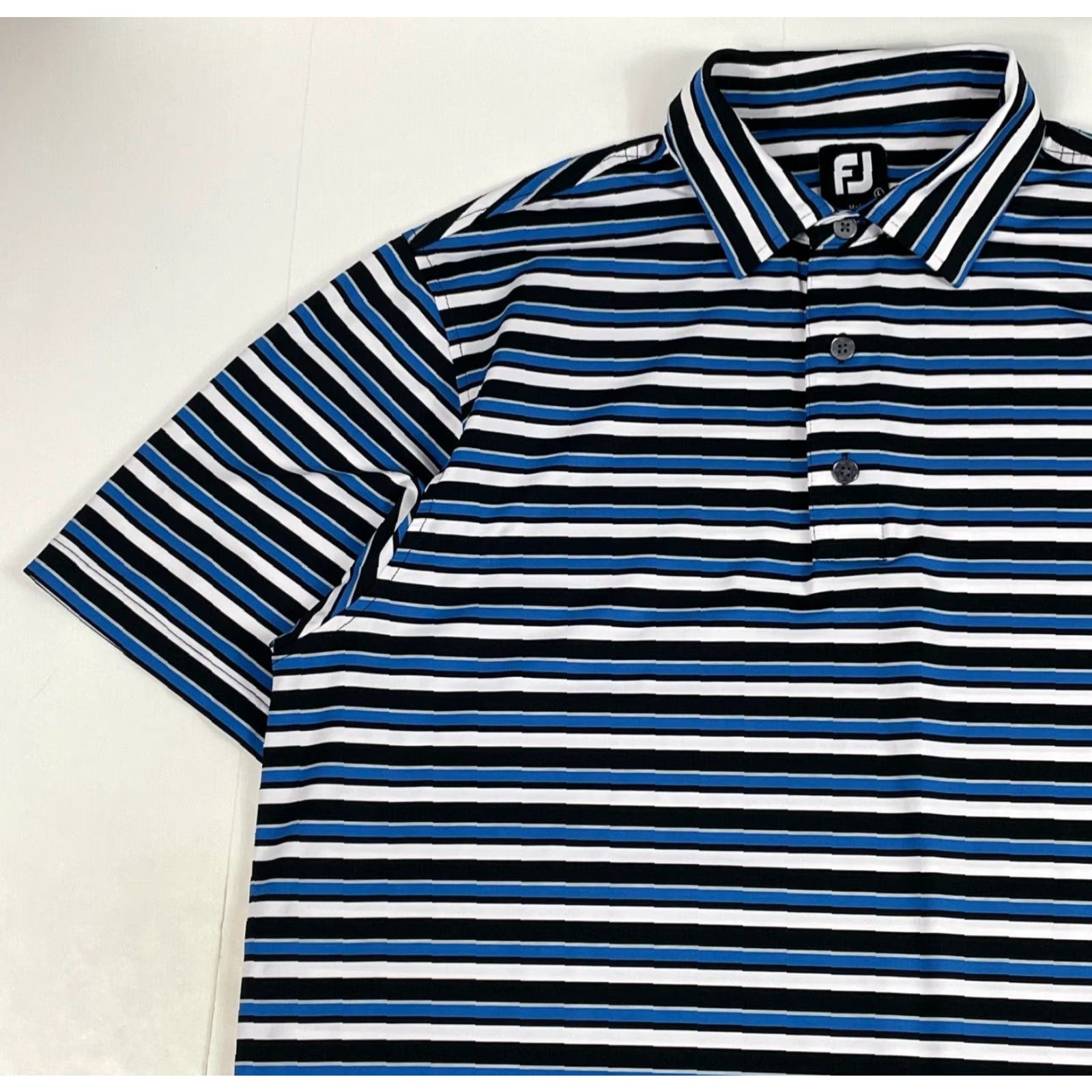 Footjoy FootJoy Polo Shirt Mens Large Blue Short Sleeve Stretch Golfing Outdoors Shirt Size US L / EU 52-54 / 3 - 2 Thumbnail