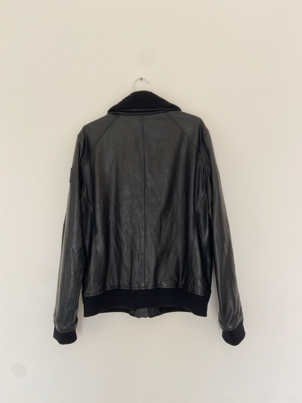 Belstaff Belstaff Leather Bomber Jacket Size US XL / EU 56 / 4 - 7 Thumbnail
