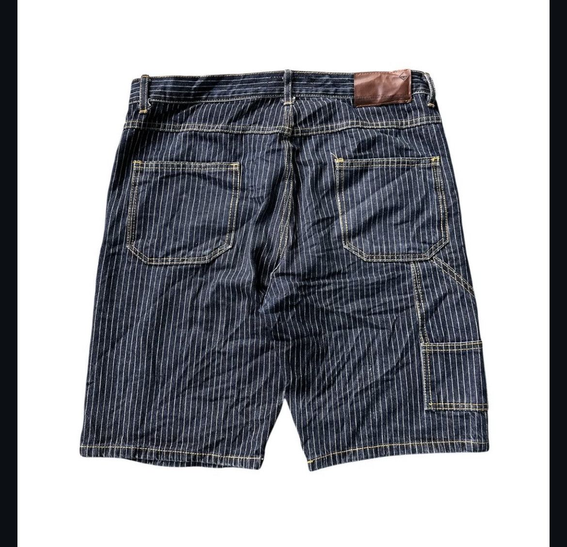 Japanese Brand 2000s Frizmworks Freeze All Prism Hickory Carpenter Selvedge Size US 34 / EU 50 - 2 Thumbnail