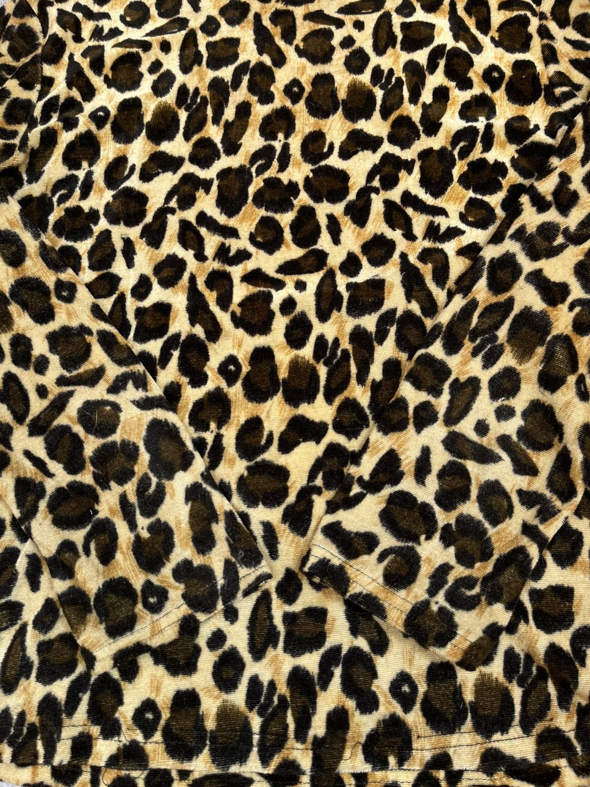 Other Vintage Y2K Japanese leopard longsleeve turtleneck 2000s Size L / US 10 / IT 46 - 3 Thumbnail