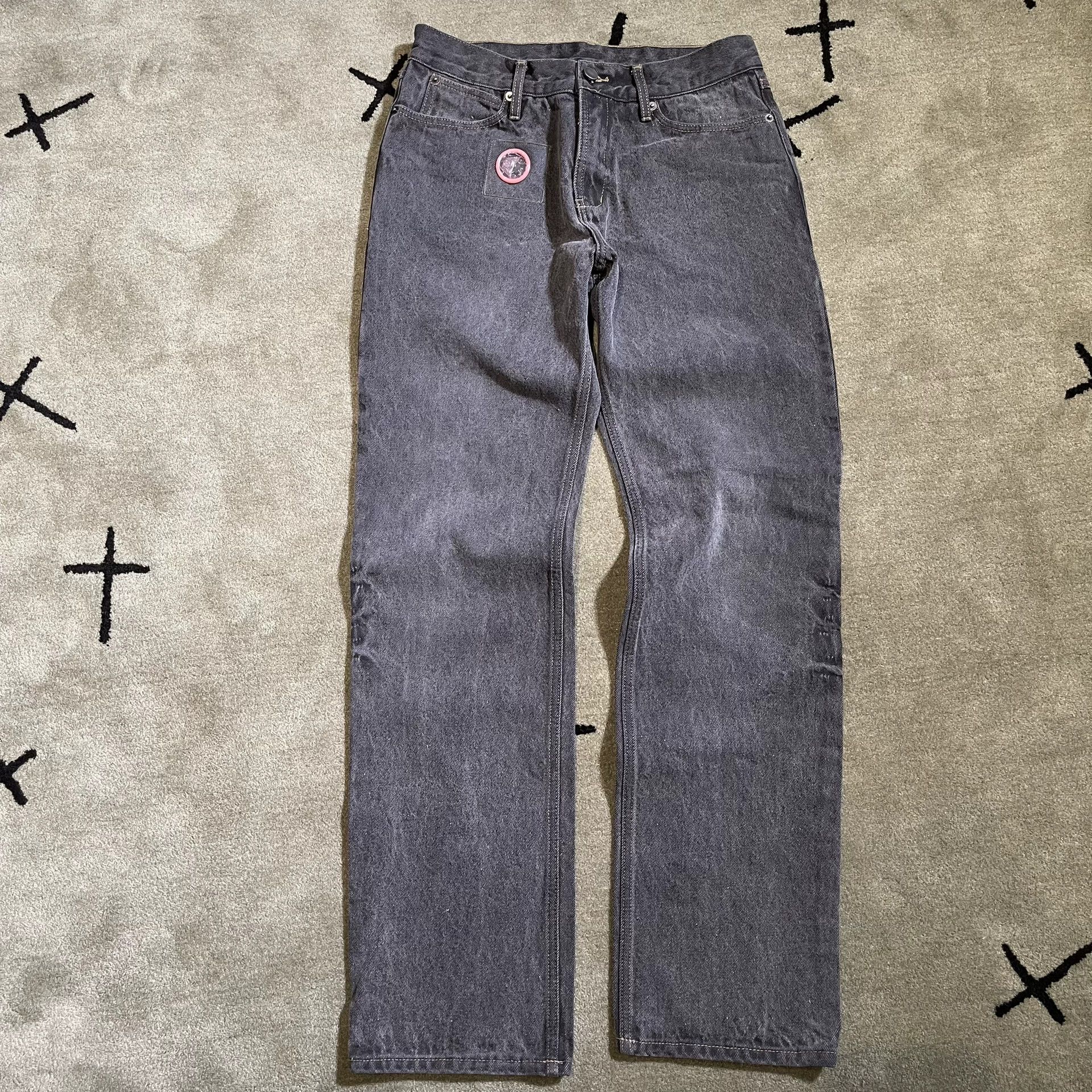 Japanese Brand Special Wash Denim Pants Size US 30 / EU 46 - 1 Thumbnail