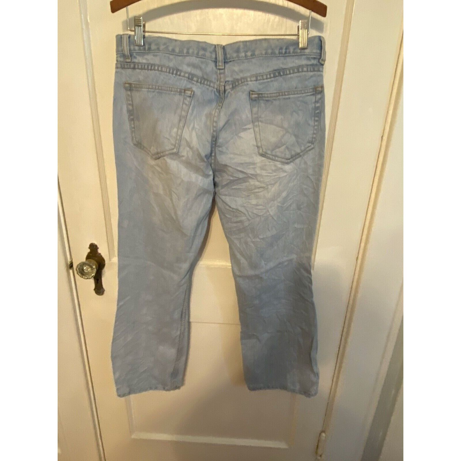 Gap GAP Women's Jeans Stretch Light blue Straight leg Size 10 Size 32" / US 10 / IT 46 - 3 Thumbnail