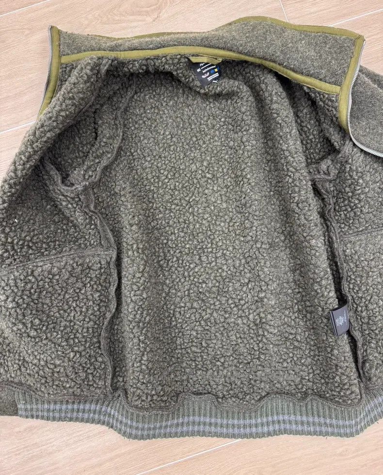 Nigel Cabourn Nigel Cabourn Thick Fleece Wool Blended Jacket Size US L / EU 52-54 / 3 - 4 Thumbnail