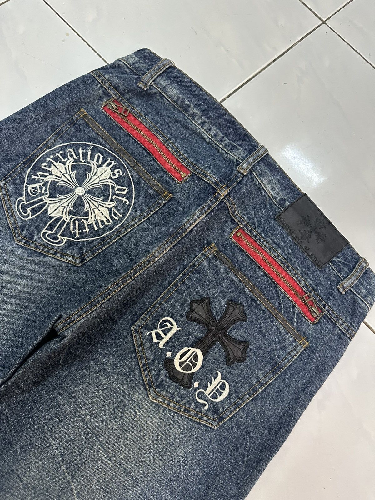 Other ABERRATIONS OF YOUTH Cross Denim Size US 34 / EU 50 - 11 Thumbnail