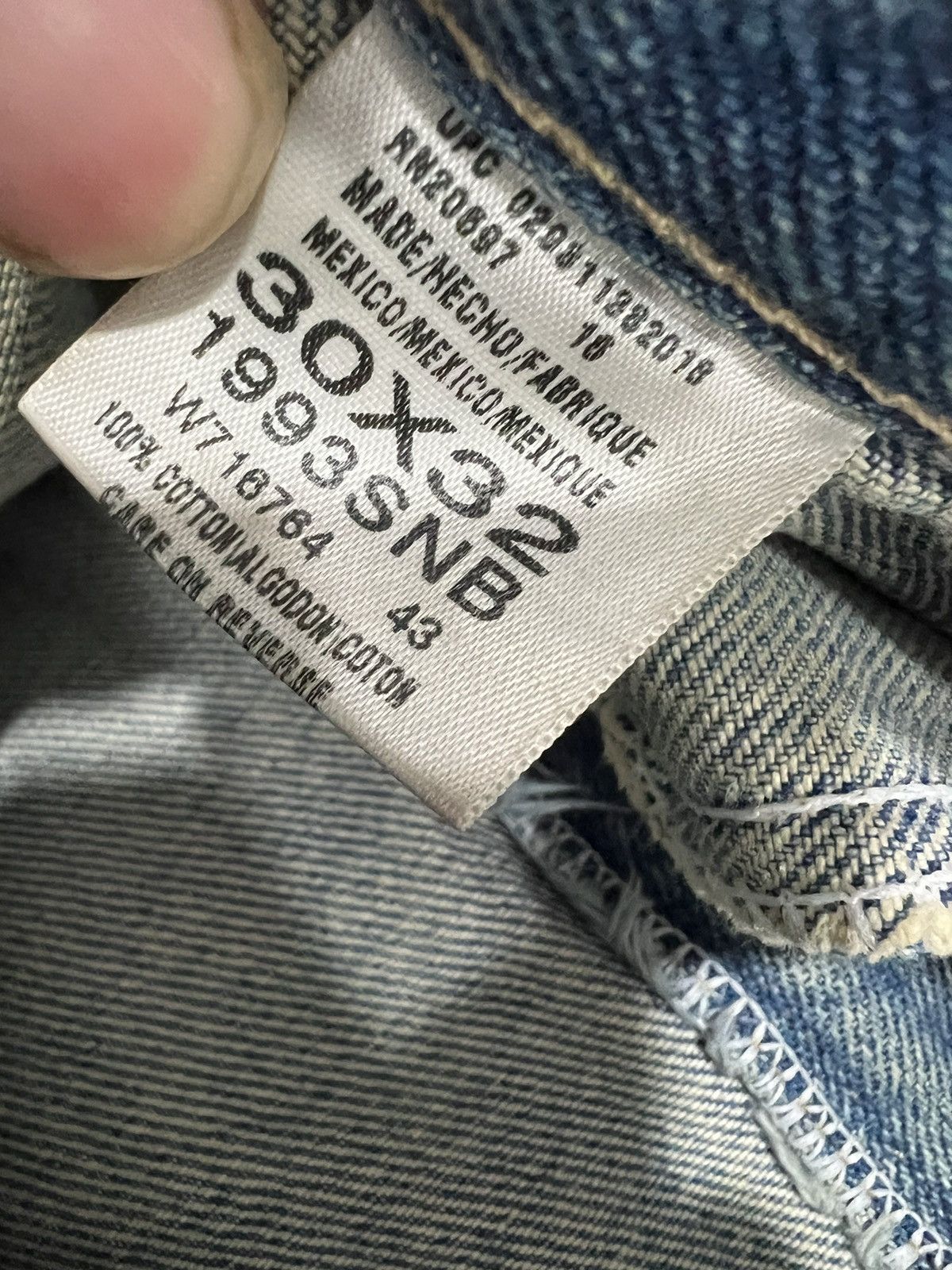 Dickies Vintage Dickies Denim Jeans Pants faded 30x32 Size US 30 / EU 46 - 5 Thumbnail