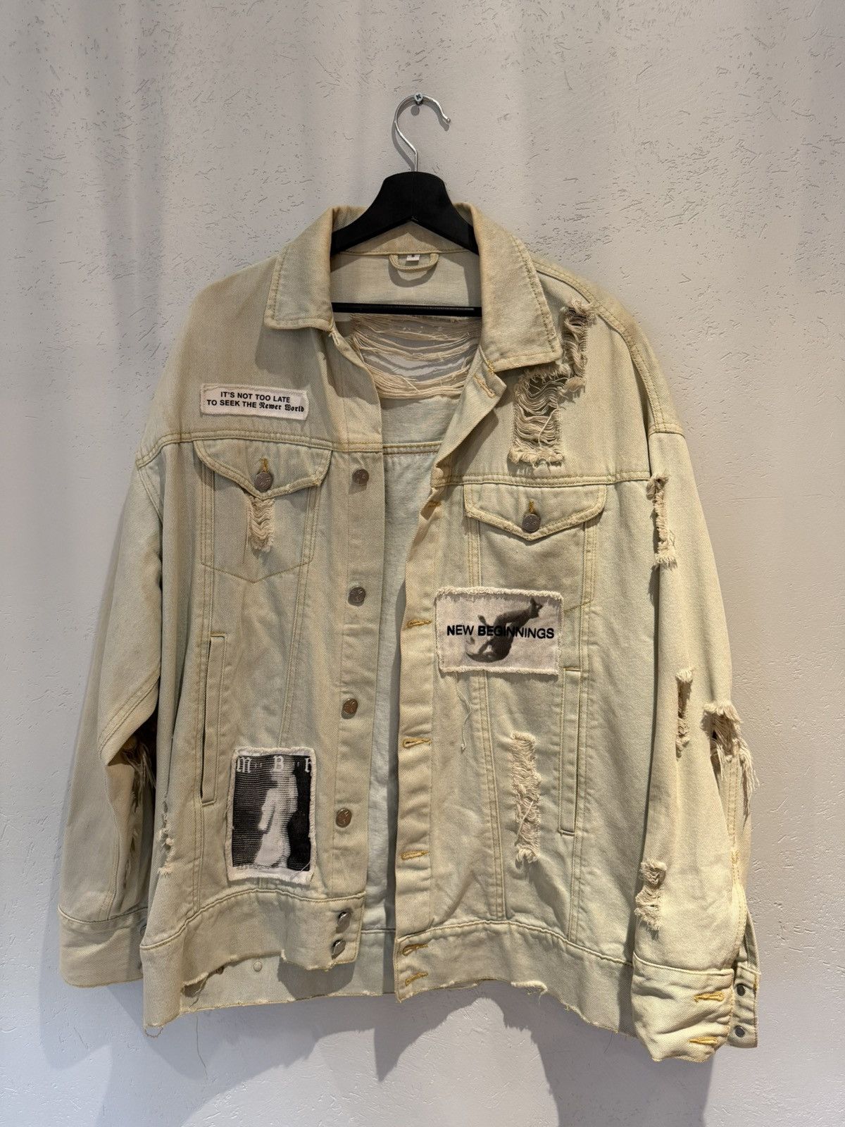 Misbhv-ss16-new-beginnings drained denim jacket