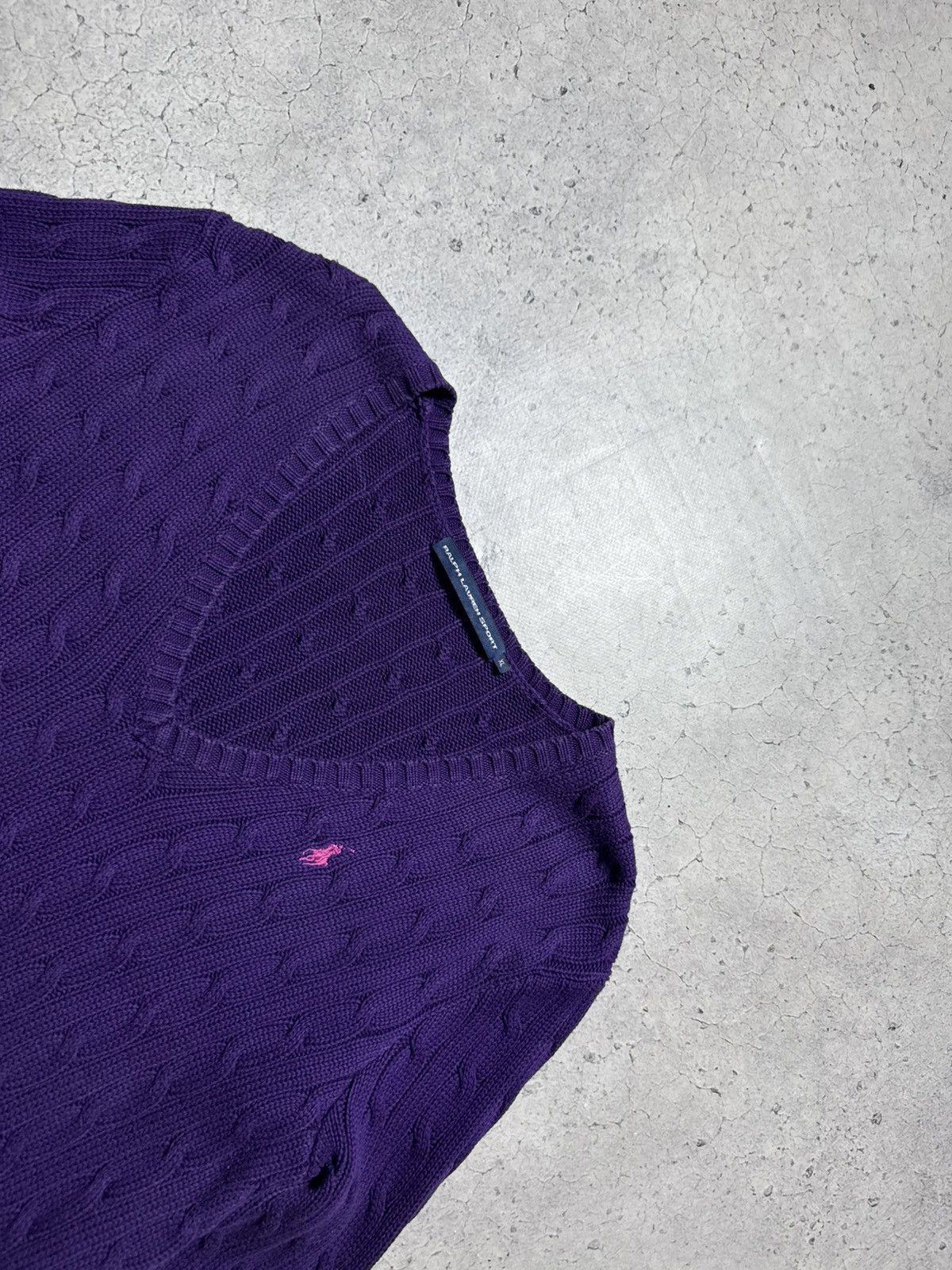 Ralph Lauren Ralph Lauren Sport Cable Knitted Women’s Sweater Size XL / US 12-14 / IT 48-50 - 4 Thumbnail