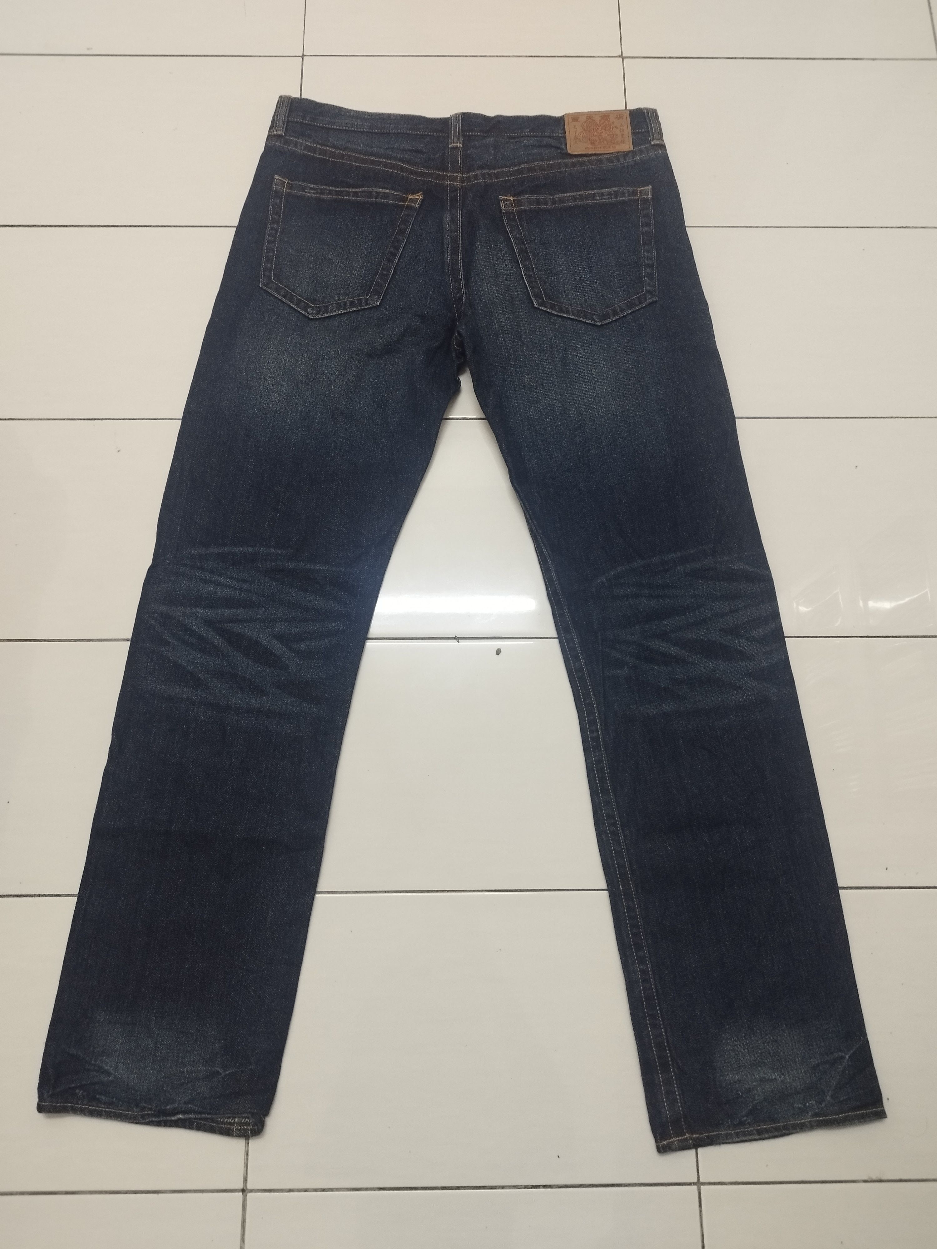 Japanese Brand 💥Buddha Design Jeans💥 Size US 38 / EU 54 - 7 Thumbnail
