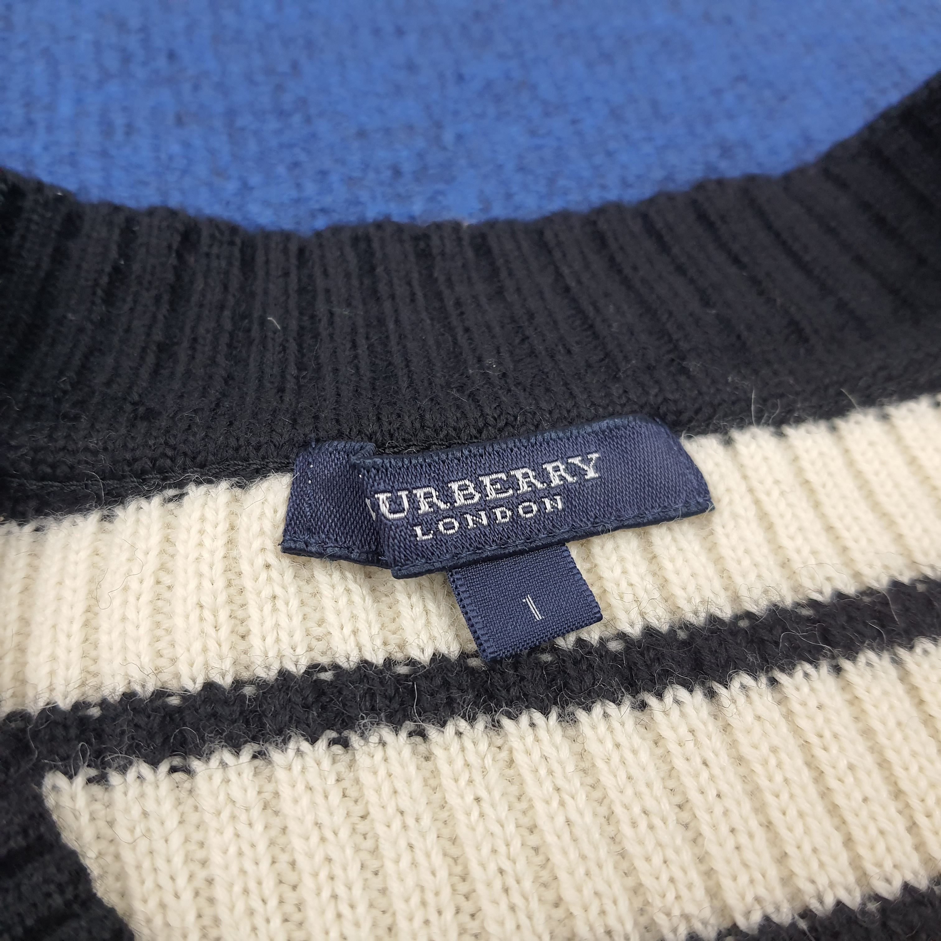 Burberry × Vintage Vintage Burberry Knitted Long Sleeve Winter Shirt Size XXS / US 00 / IT 34 - 5 Thumbnail