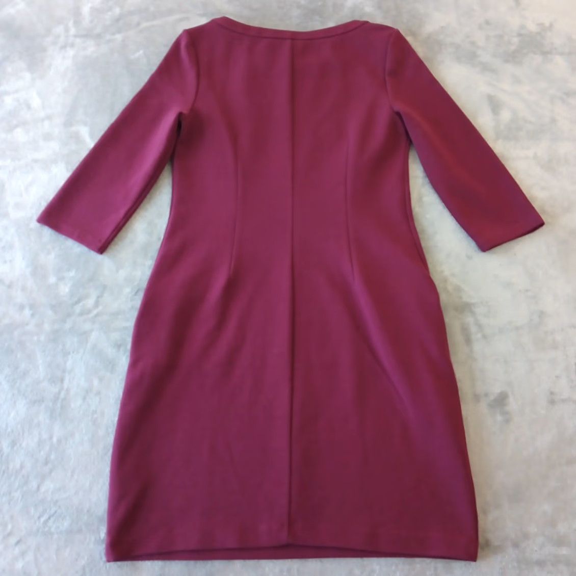 Boden Boden Sheath Dress US Size 6 Purple Striped 3/4 Sleeve Knee Length Pullover Size M / US 6-8 / IT 42-44 - 2 Thumbnail
