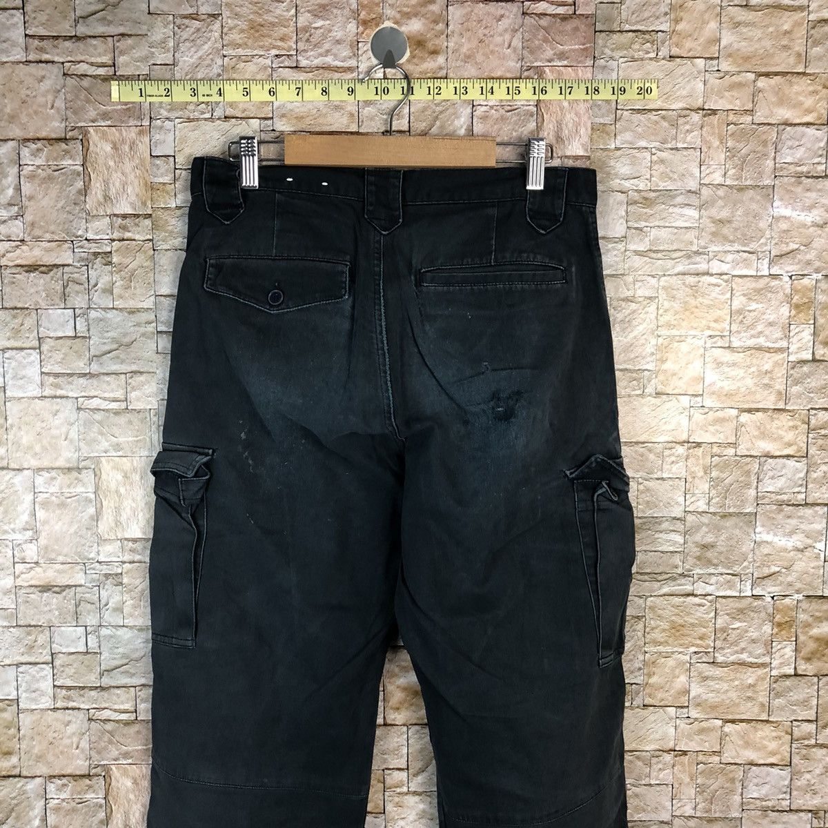 Japanese Brand Japanese Brand Blue utility Cargo Multipocket Pants #A989 Size US 32 / EU 48 - 16 Thumbnail