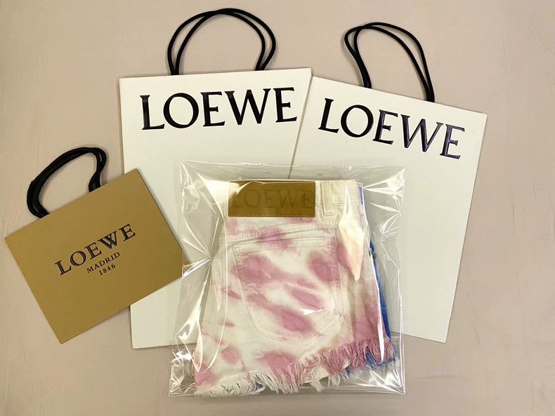 Loewe LOEWE Color blended denim shorts Size 26" / US 2 / IT 38 - 2 Thumbnail