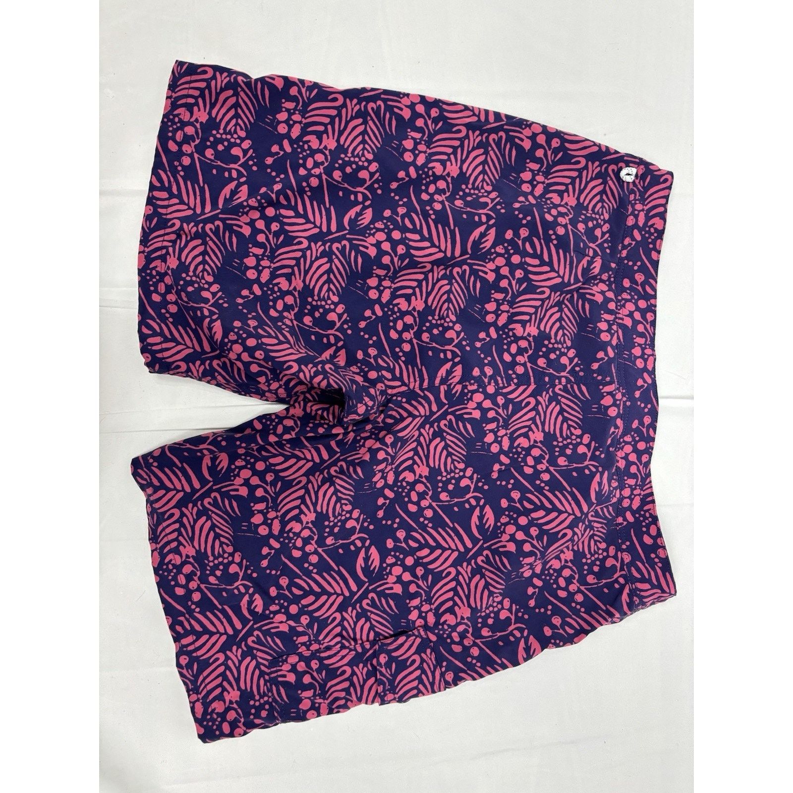 J.Crew J. Crew 9 In Eco Swim Board Short Purple Pink Palm 34 Size US 34 / EU 50 - 4 Thumbnail
