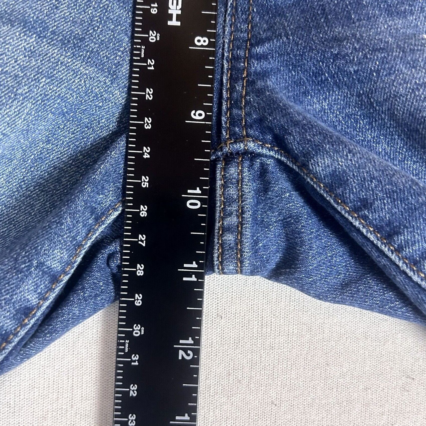 Gap Gap 1969 Jeans Women's Size 27R Ankle Blue Cotton Stretch Denim Straight 5-Pocket Zipper Button Regular Rise 26in Inseam 90s City Vintage: No Size 27" / US 4 / IT 40 - 7 Thumbnail