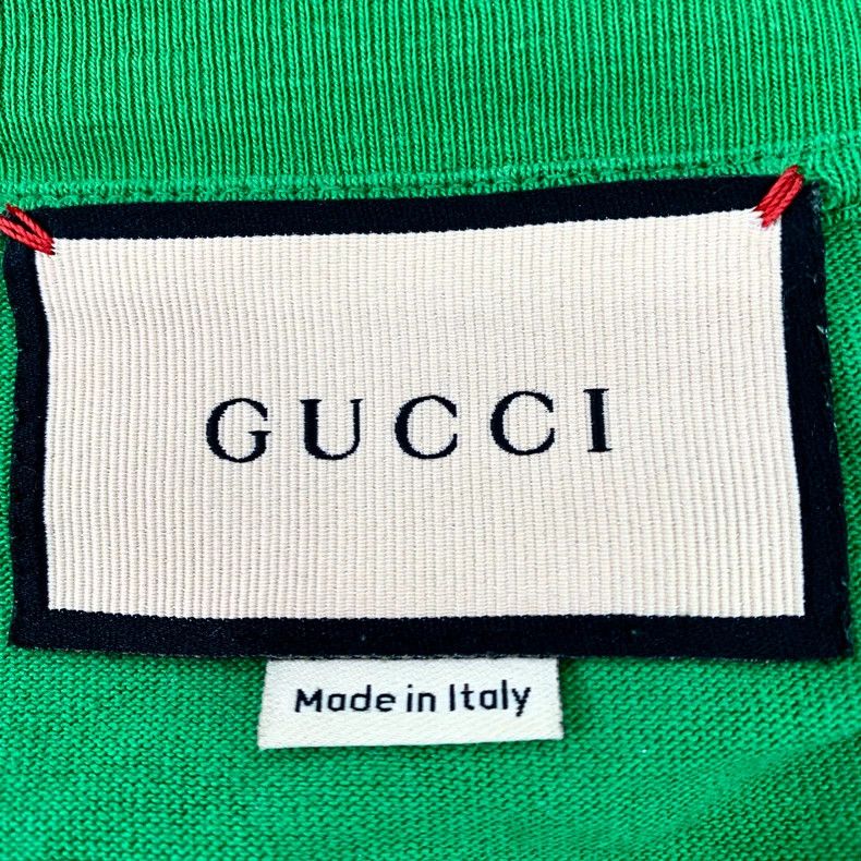 Gucci Gucci Green letter printed round-neck cotton short-sleeved Size US S / EU 44-46 / 1 - 5 Thumbnail