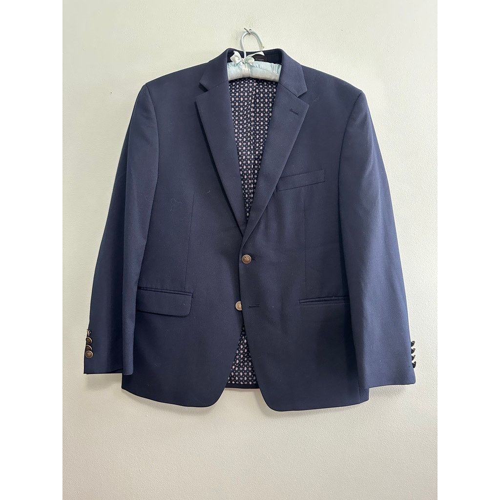 Chaps Chaps navy two button blazer size 40S Size 40S - 2 Thumbnail