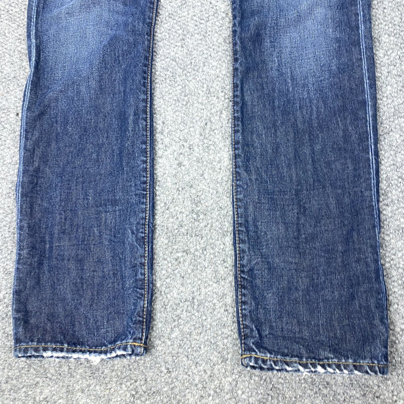 Ralph Lauren Ralph Lauren Polo Jeans Mens 36x34 Blue Denim Straight Leg Distressed RL Pants Size US M / EU 48-50 / 2 - 5 Thumbnail