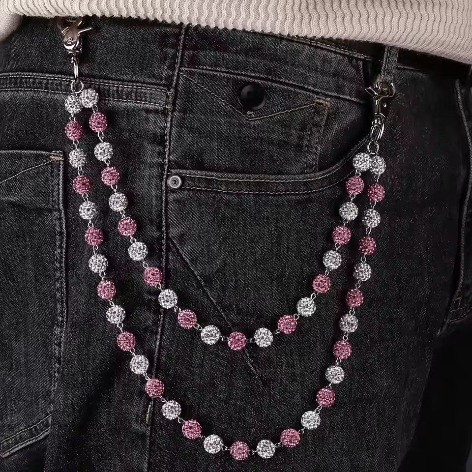 Vintage High-quality Ball Beads Waist Chains Size ONE SIZE - 1 Thumbnail