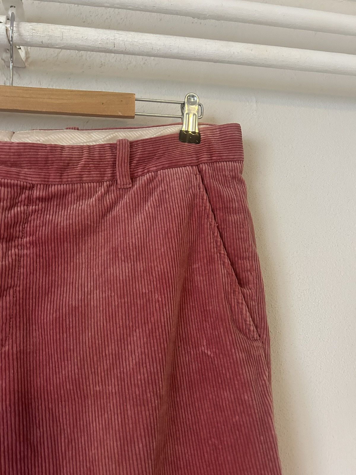 Tom Ford Tom Ford Dark Pink Corduroy Pants - Size 52 Size US 36 / EU 52 - 3 Thumbnail